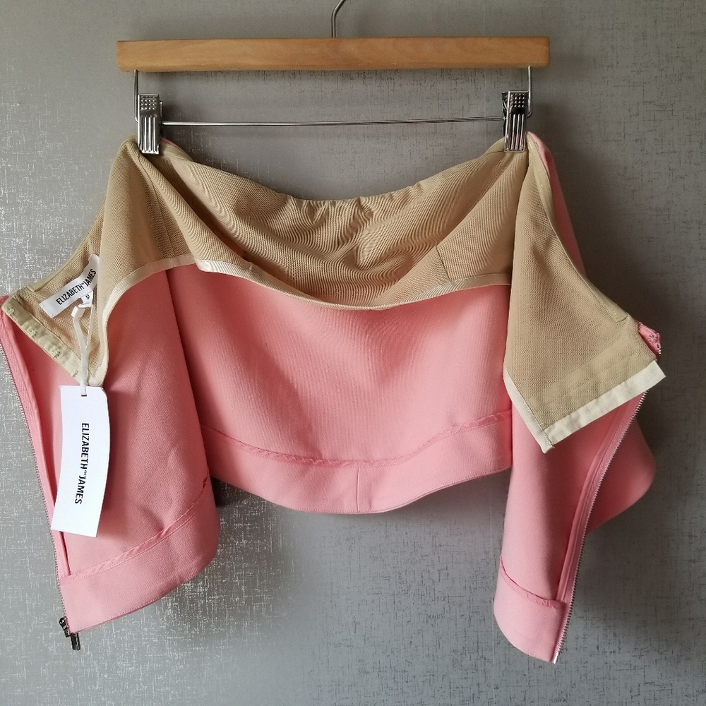 new Elizabeth and James Addilyn Flouncy Crop Top M - Picture 4 of 7